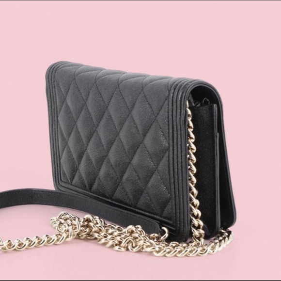 Chanel Quilted Boy Wallet on Chain Bag - Picture 4 of 10